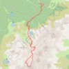 Rocher de l'Homme, Couloir nord (Belledonne) GPS track, route, trail