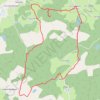 Randonnée à Châteaux-Chervix GPS track, route, trail